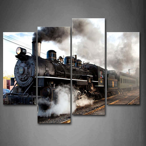 Wall Art Picture Car Train