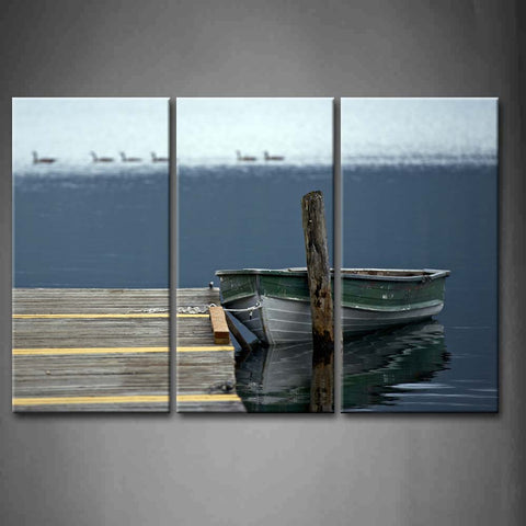 Framed Wall Art Picture Boat
