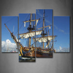 Wall Art Tall Ships Water